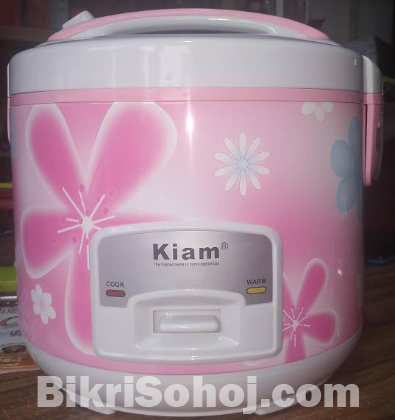 Kiam 2.8 rice cooker 1000w 1pc non-stick pot